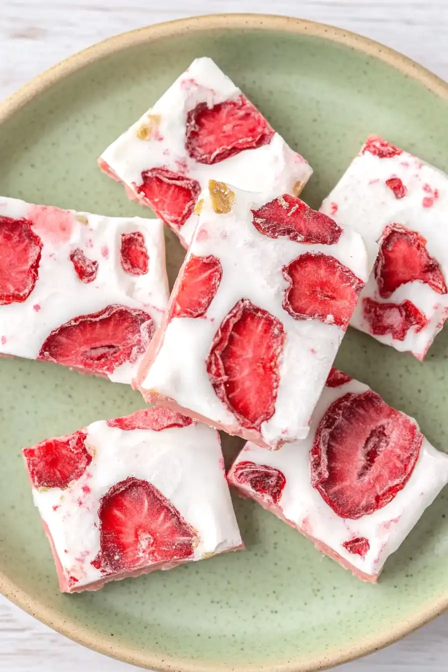 Sweet Valentine's Strawberry Bark