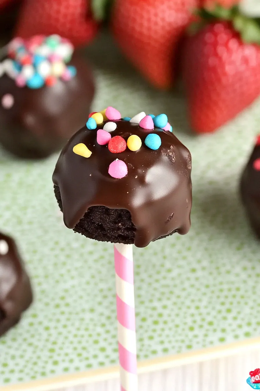 Decadent Oreo Truffles on a Stick