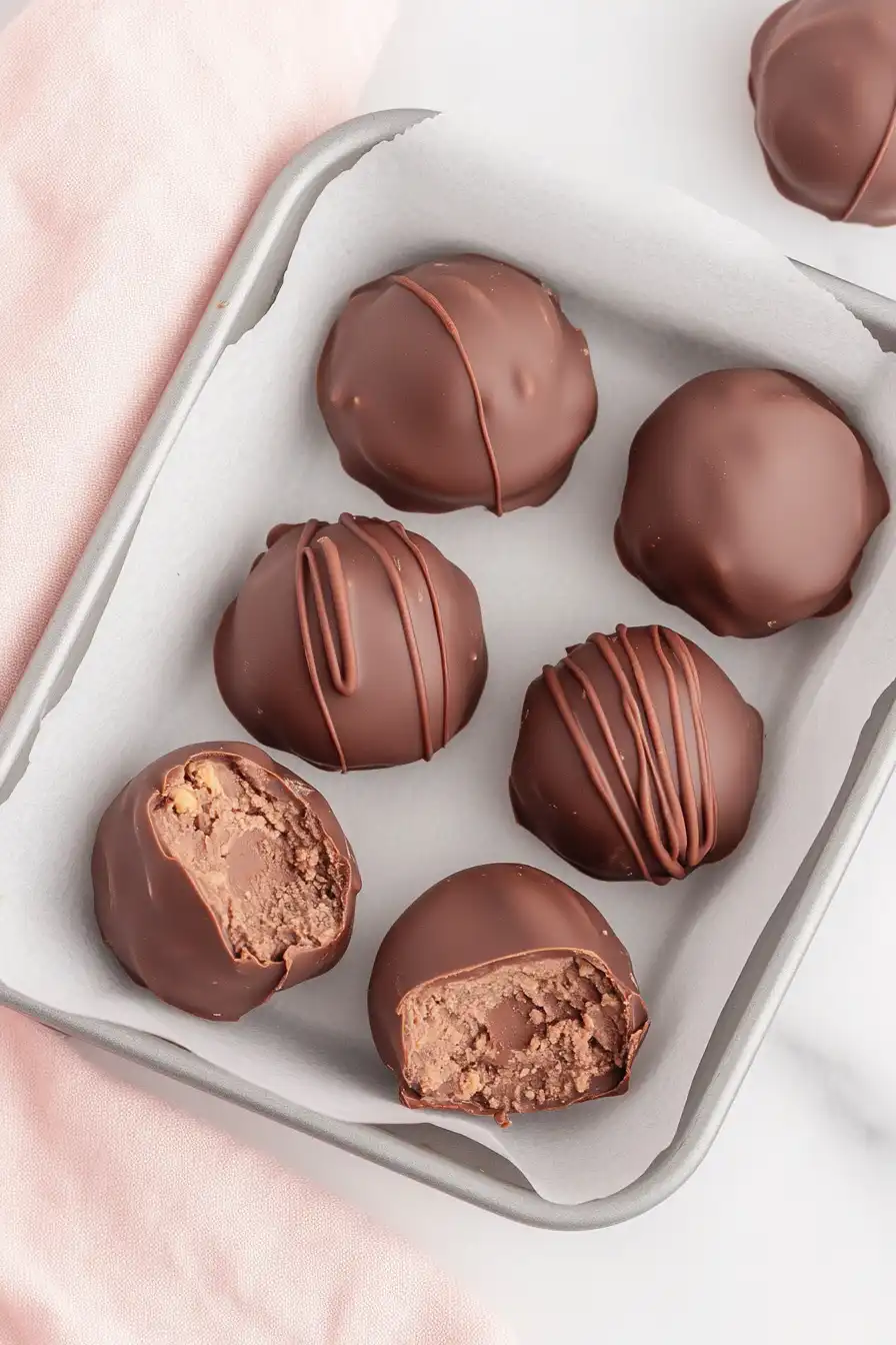 Quick Chickpea Truffles Snack