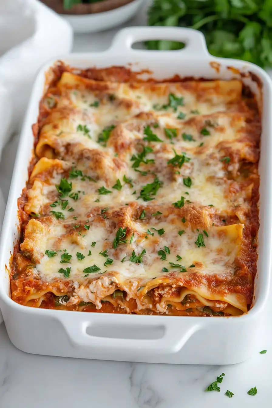 Healthy Vegetable Lasagna Casserole