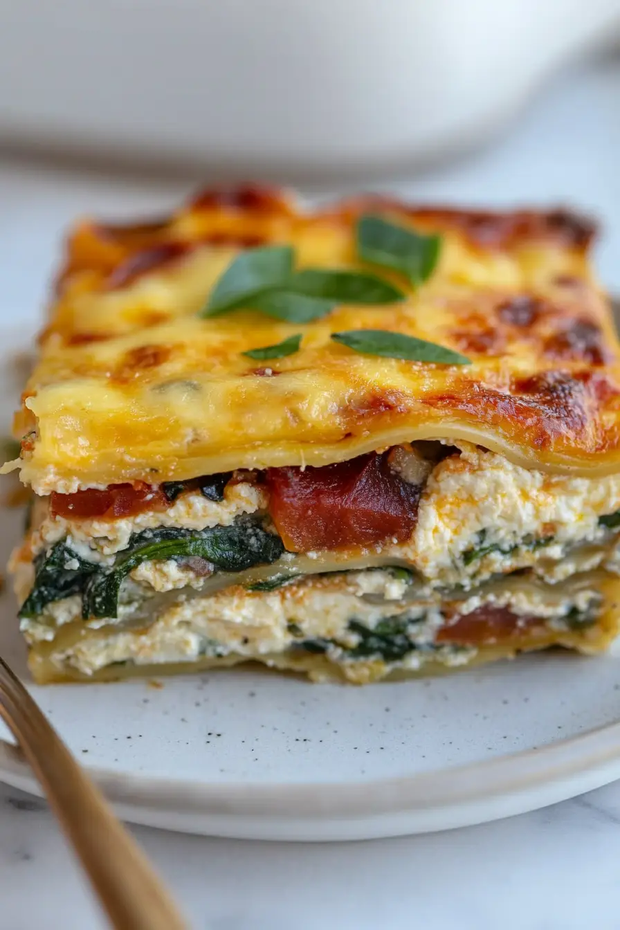 Nutritious Vegetable Cottage Cheese Lasagna