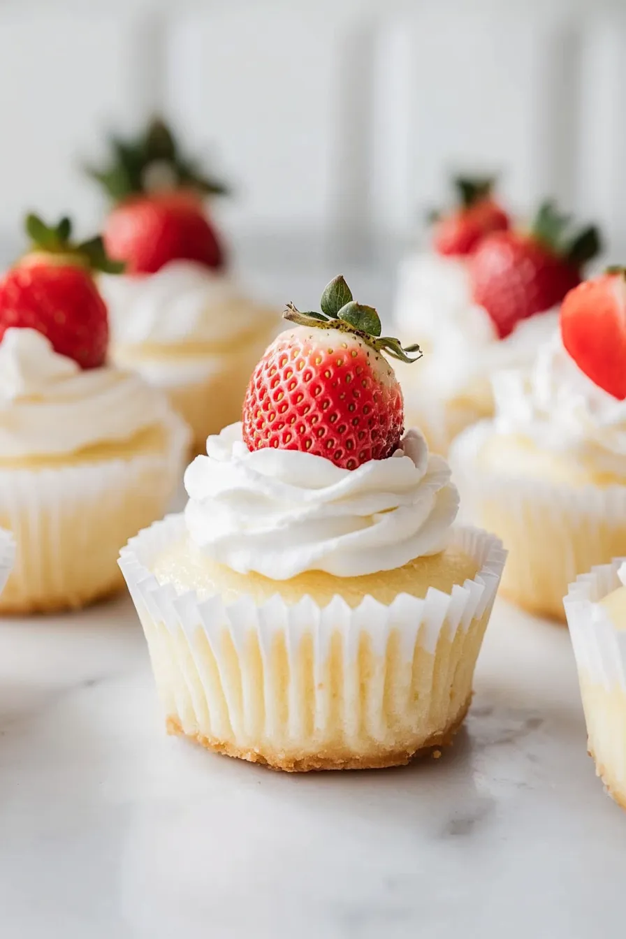Tasty Mini Cheesecakes with Sour Cream
