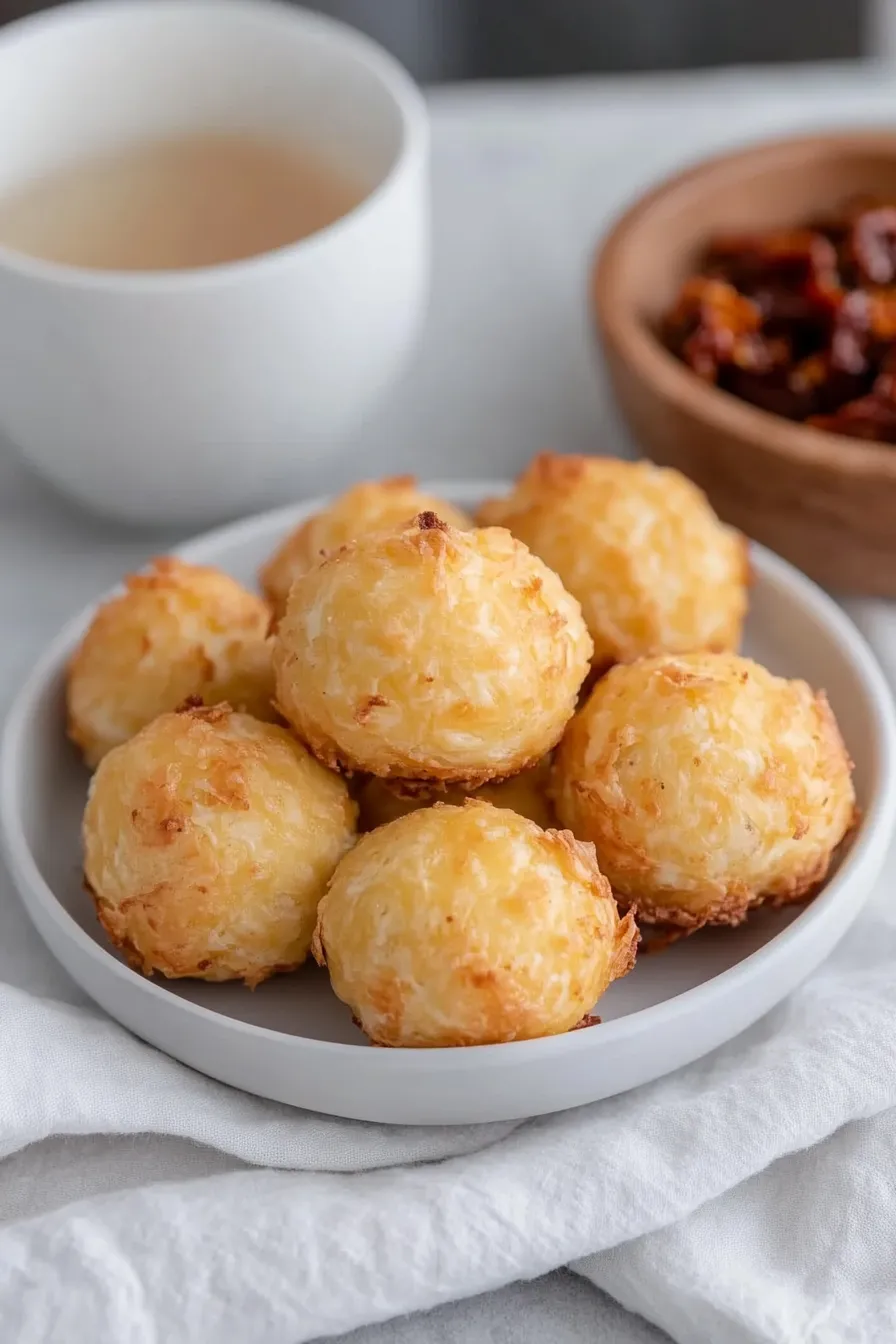 Healthy Keto Fried Cheese Balls