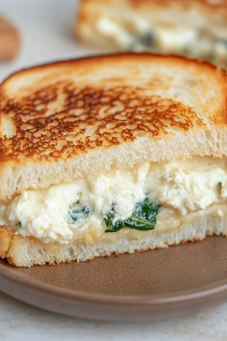 Healthy Ricotta Grilled Cheese