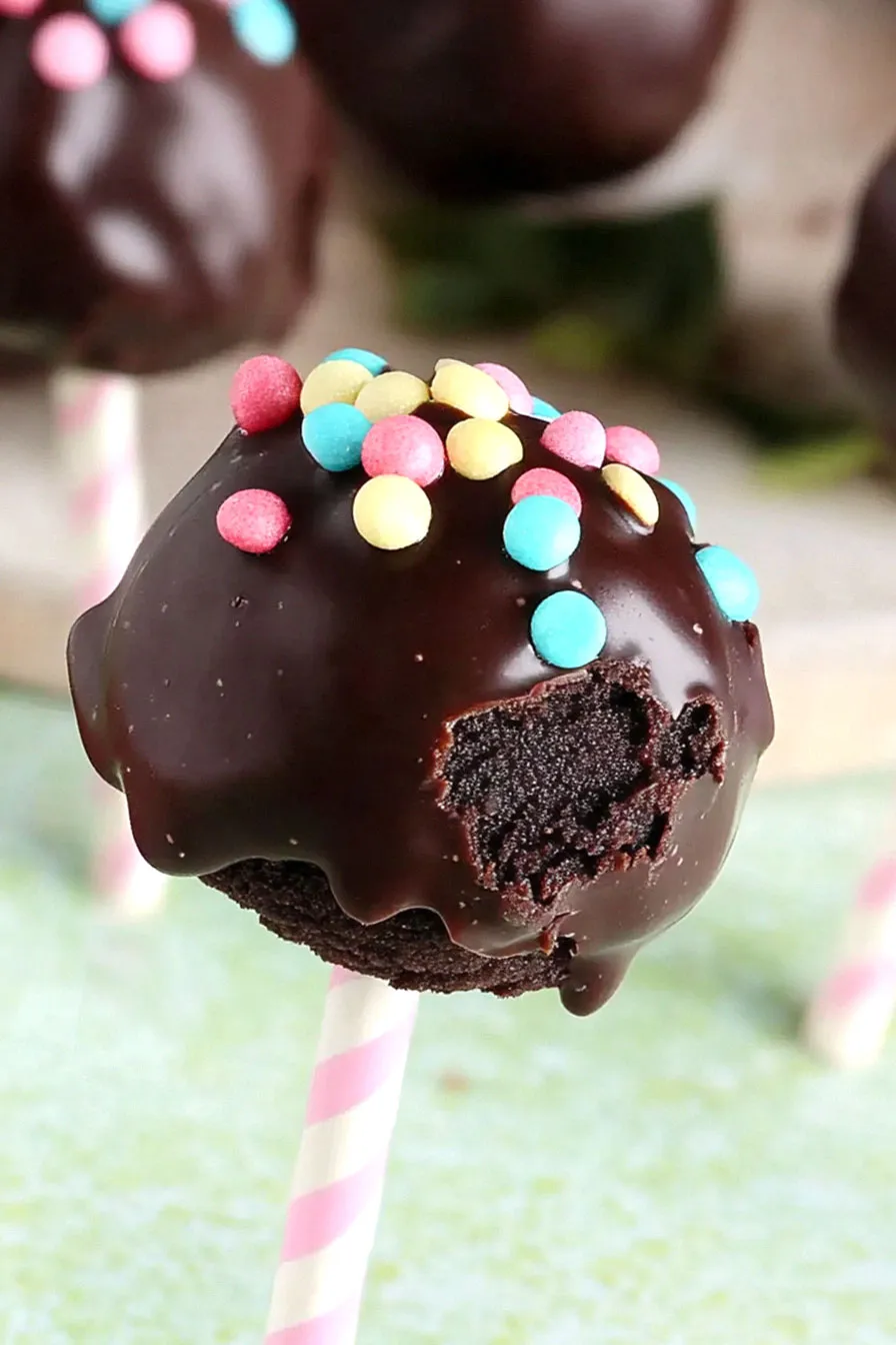 Decadent Oreo Truffles on a Stick