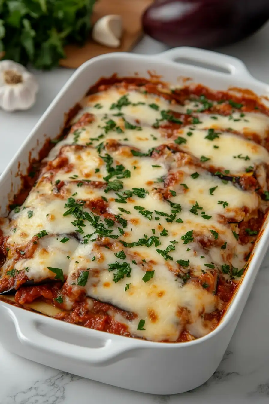 Easy Vegetable Lasagna with Eggplant