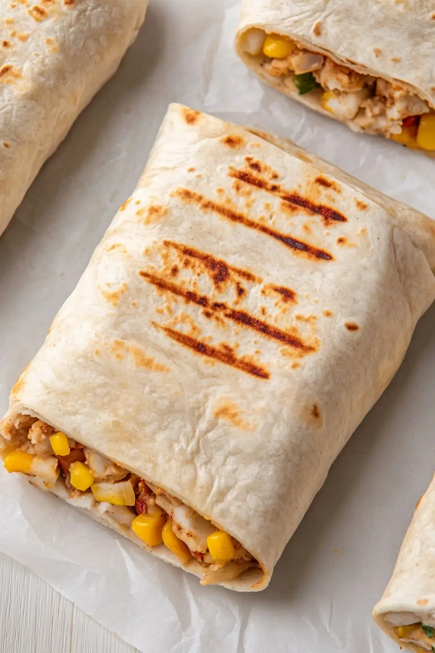 Quick Chicken Burritos