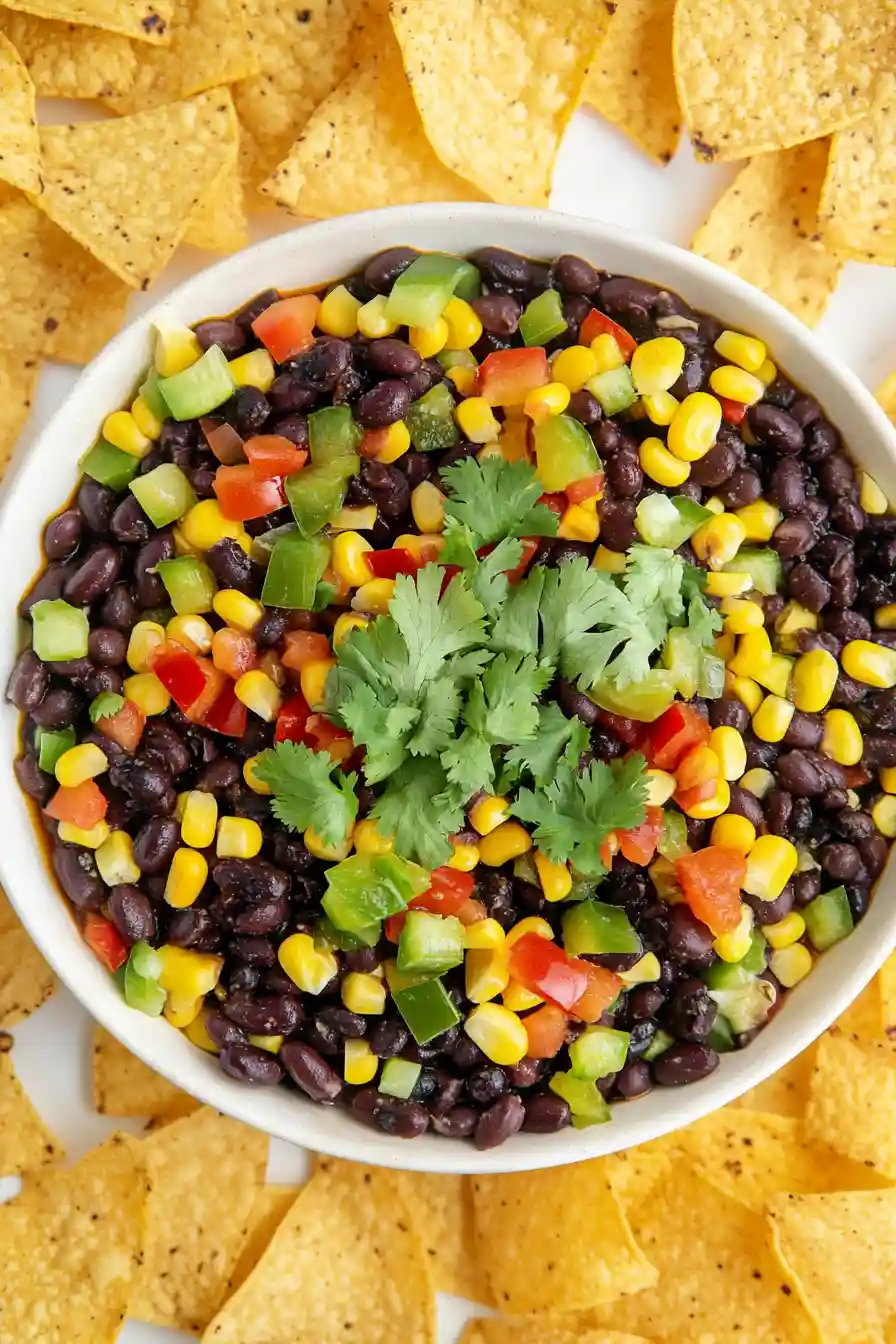 Healthy Corn and Black Bean Salsa