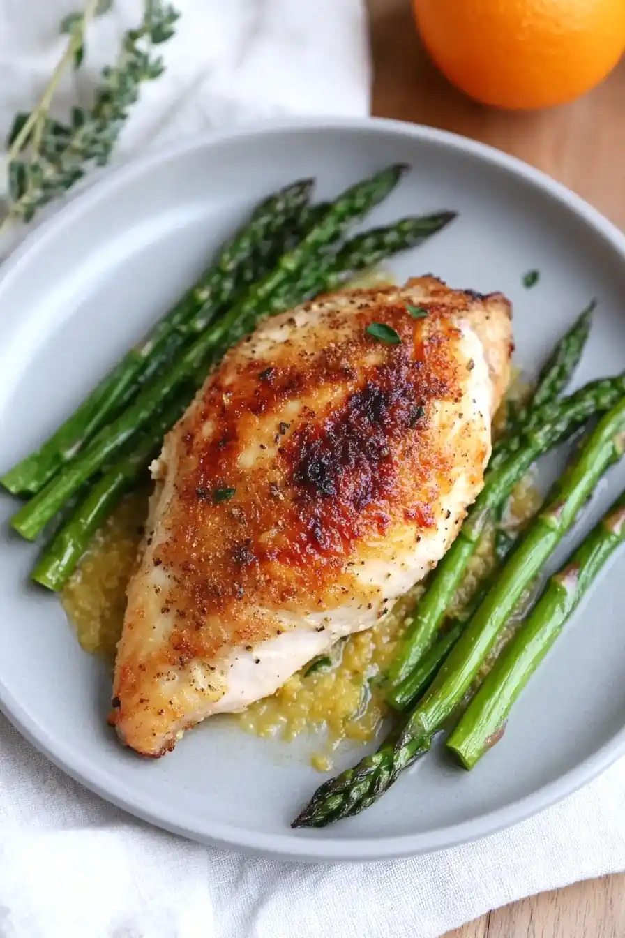 Healthy Orange Roasted Chicken