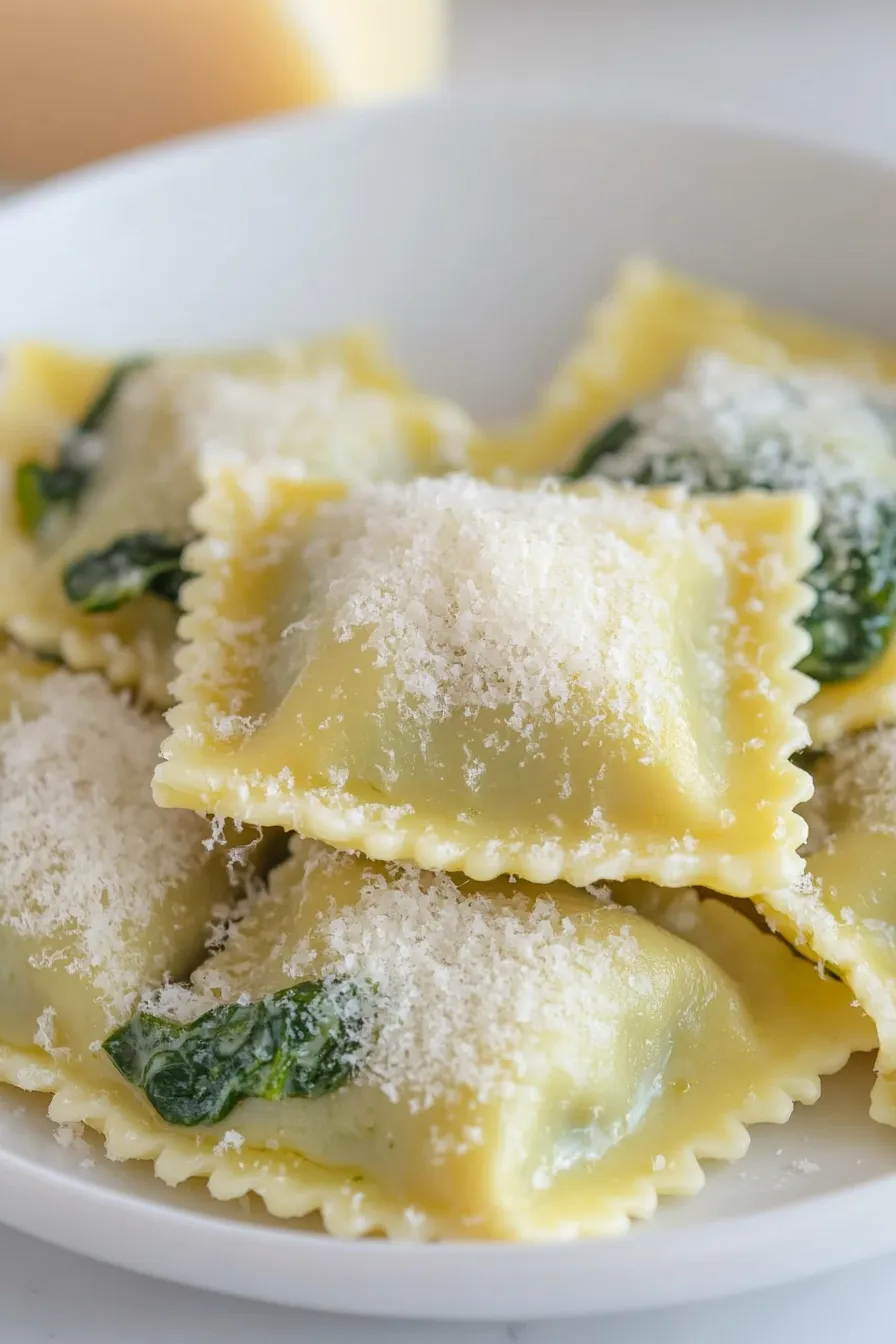 Flavorful Spinach Ricotta Ravioli