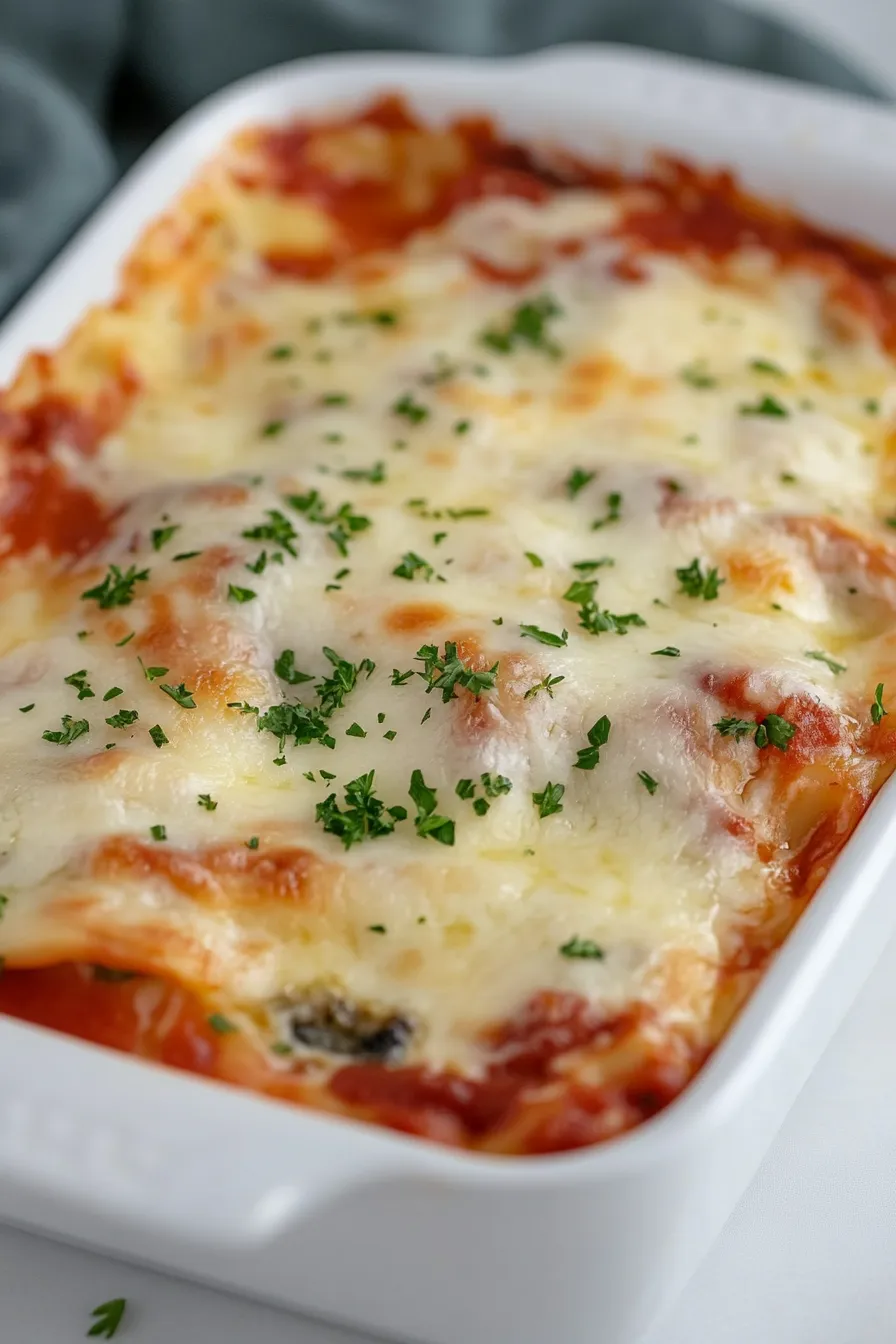 Best Vegetable Lasagna with No Boil Noodles