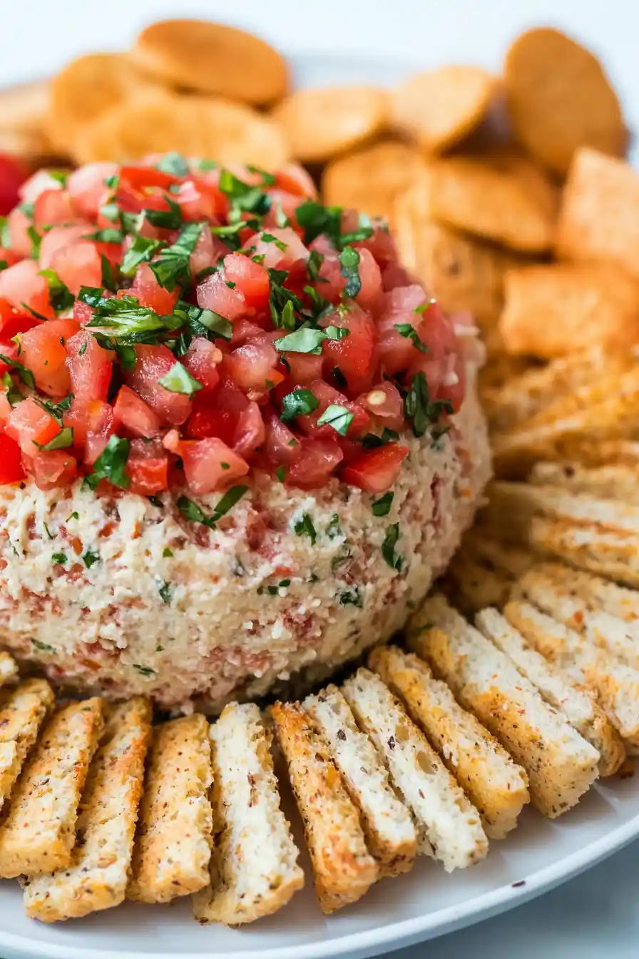 Flavorful Bruschetta Cheese Ball