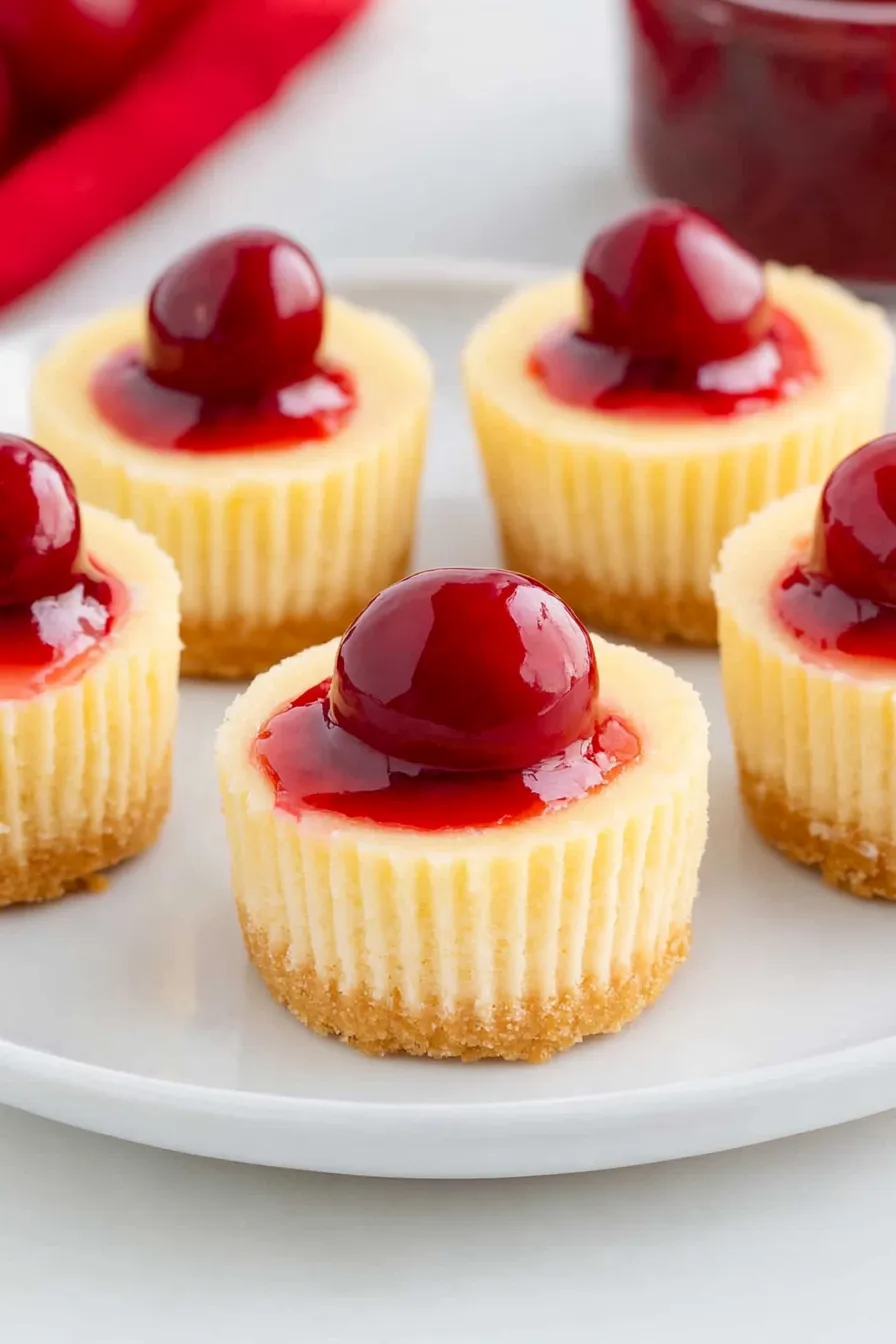 No-Bake Mini Cheesecakes with Vanilla Wafers
