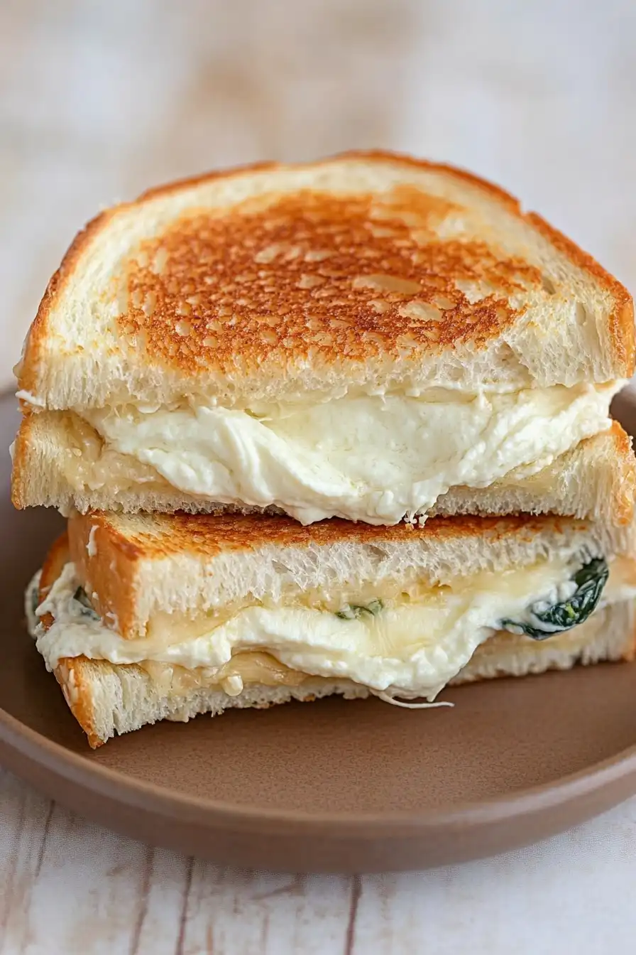 Healthy Ricotta Grilled Cheese