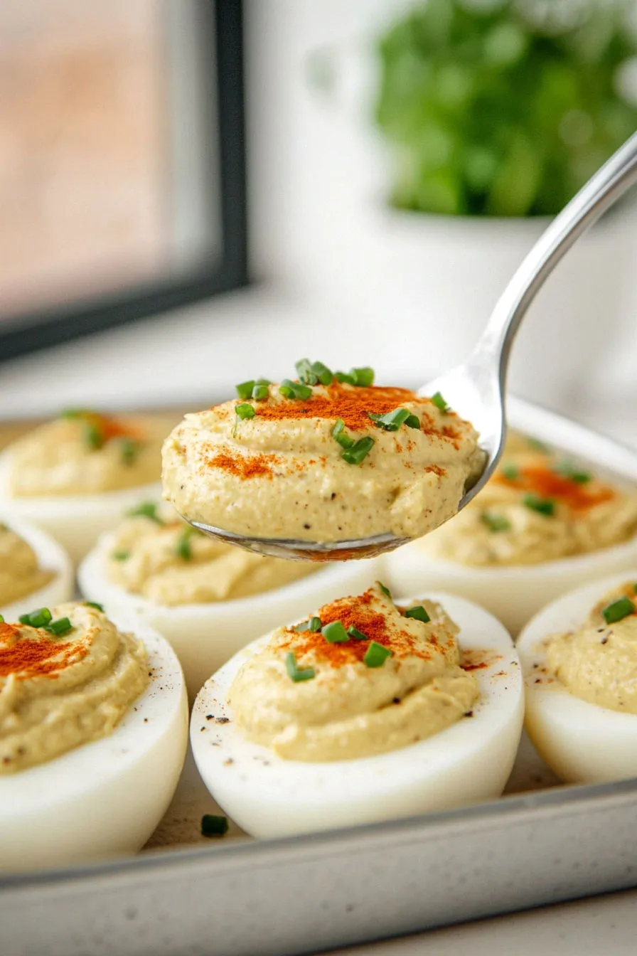 Zesty Deviled Eggs with Dijon Mustard