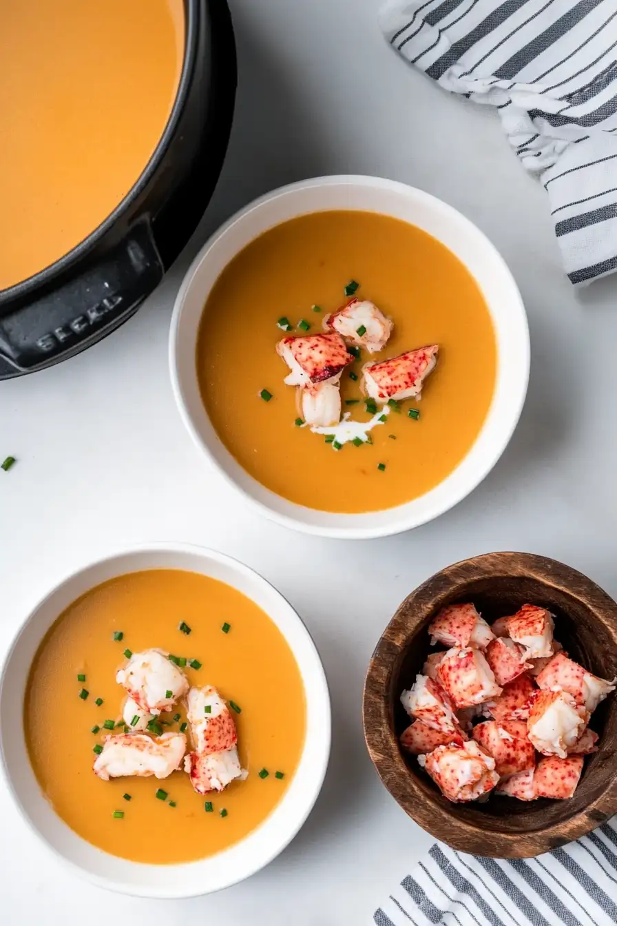 Classic Lobster Bisque with Sherry
