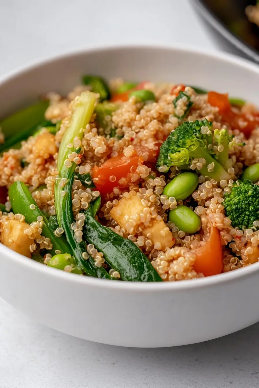 Quick Vegetable Stir Fry with Quinoa