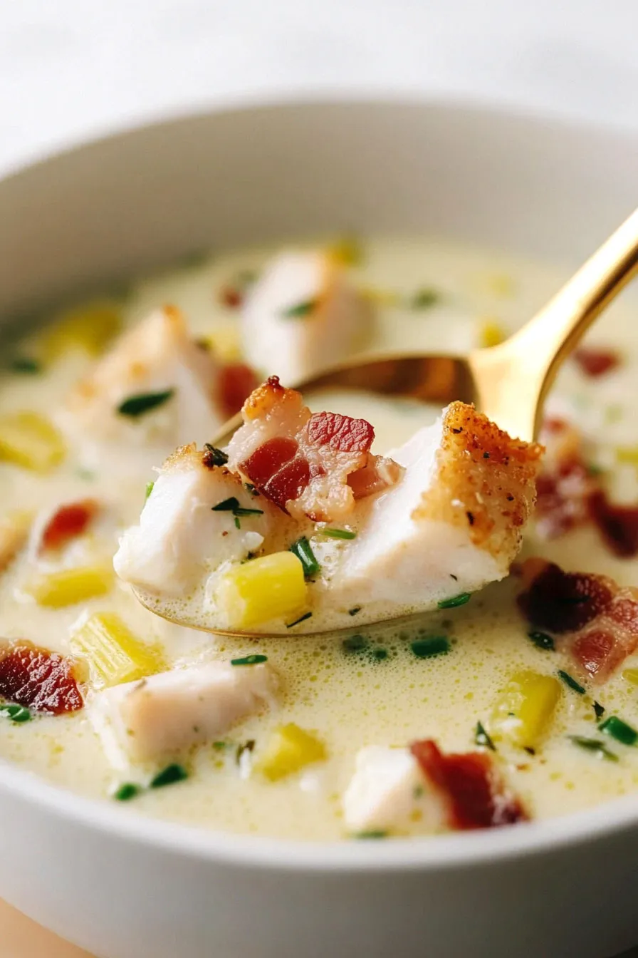 Rich Keto Haddock Chowder