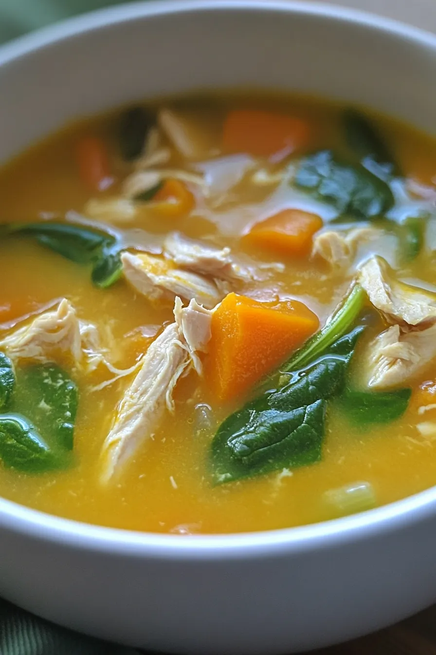 Delicious Roasted Chicken Vegetable Soup