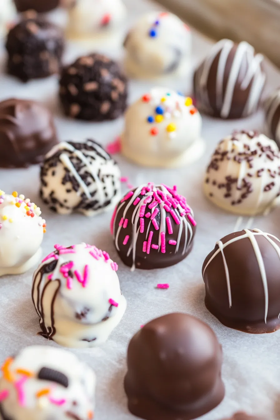 Creamy No Bake Oreo Truffles