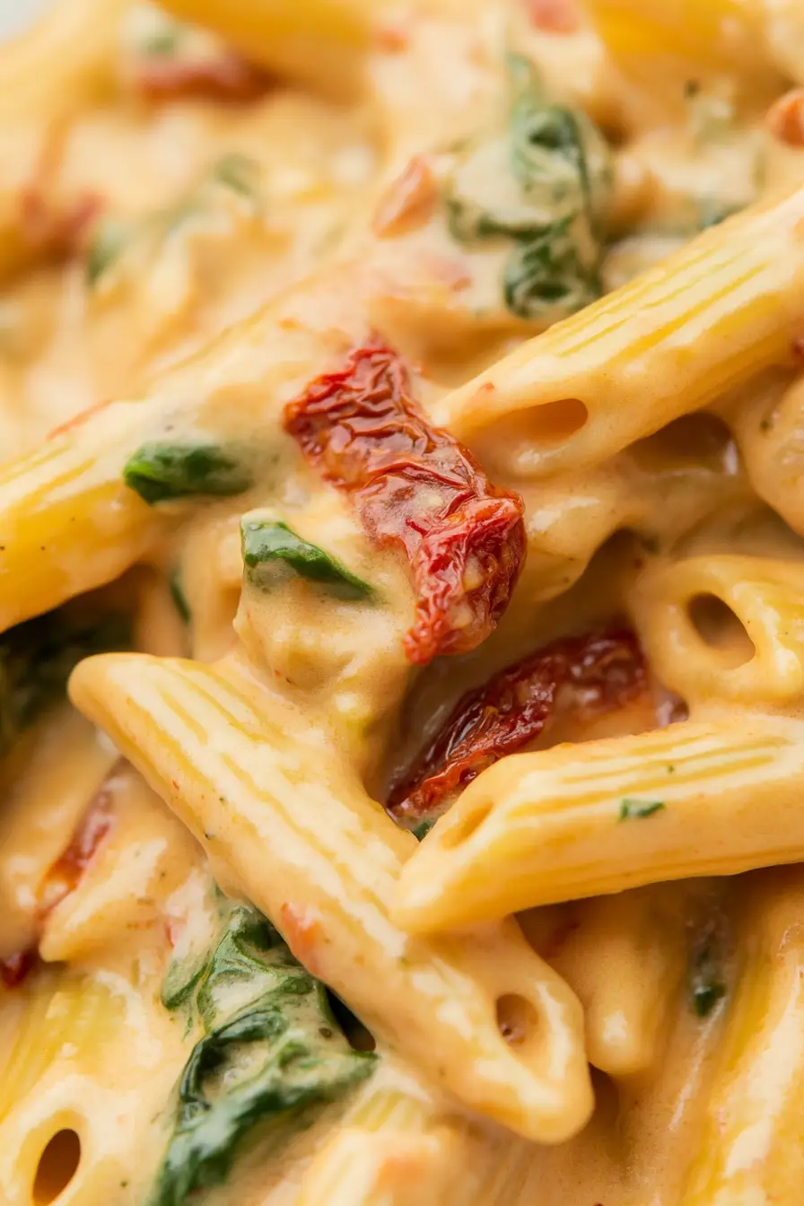 One-Pot Spinach Tomato Pasta