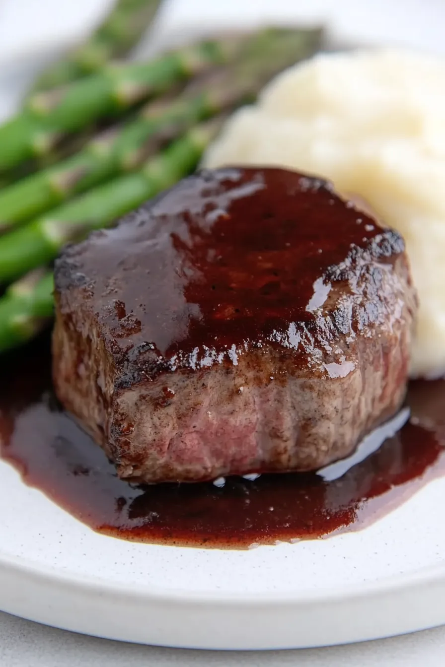 Best Filet Mignon with Red Wine Sauce