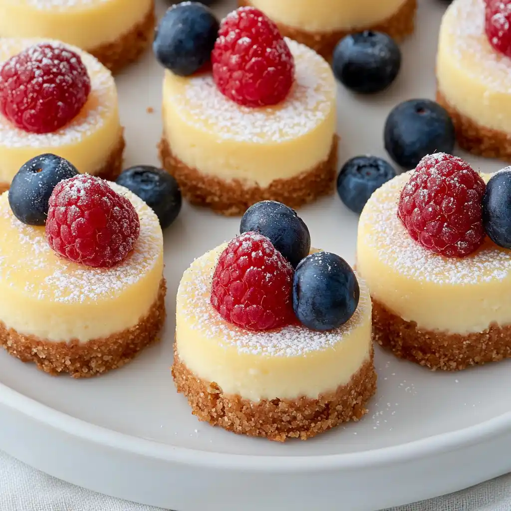 Healthy Mini Cheesecakes with Almond Flour