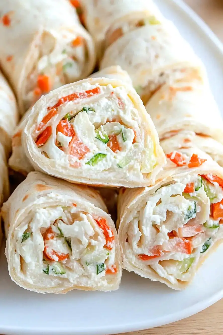 Best Veggie Pizza Pinwheels