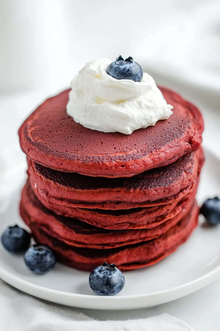 Best Red Velvet Cake Mix Pancakes