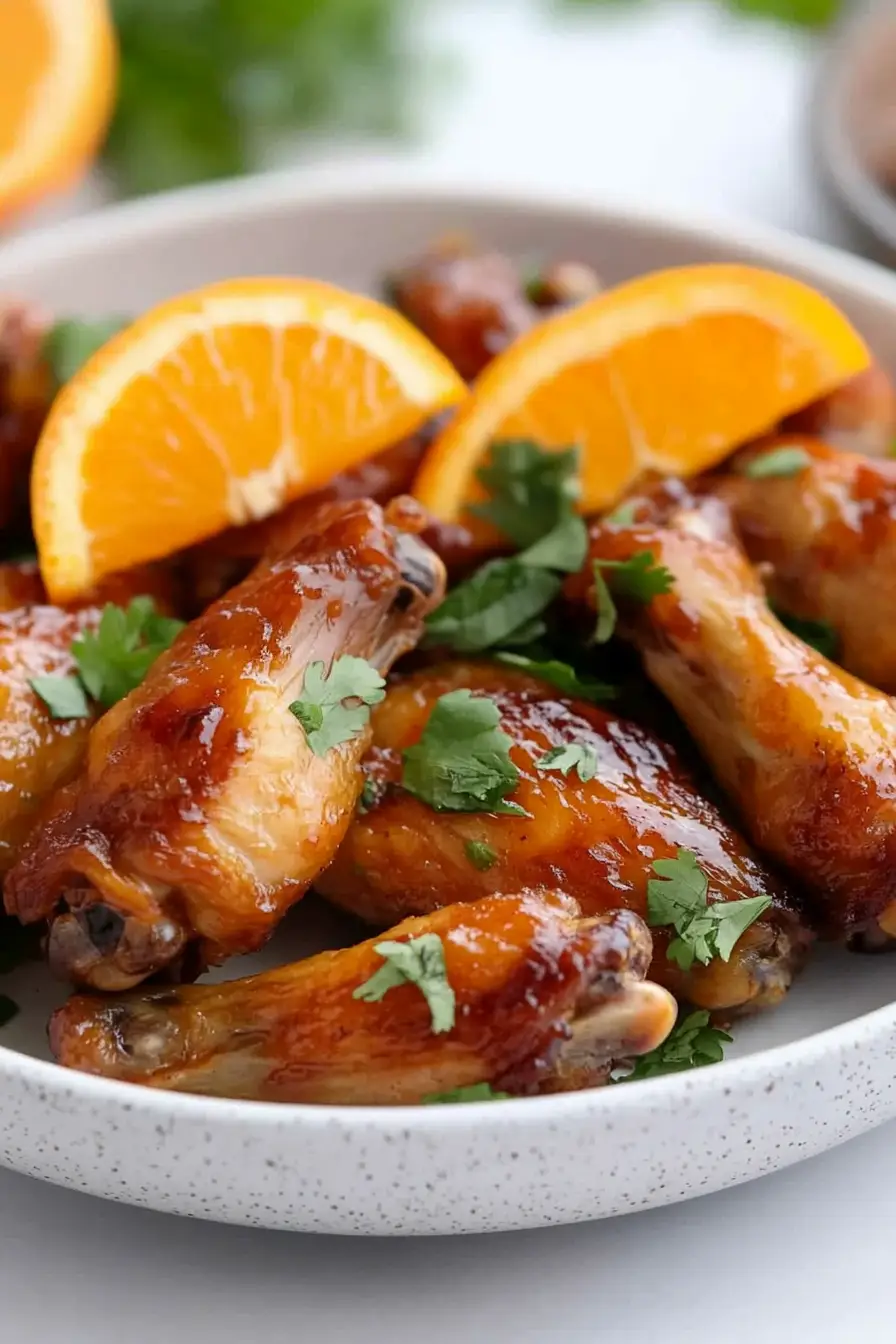 Zesty Orange Juice Chicken Wings