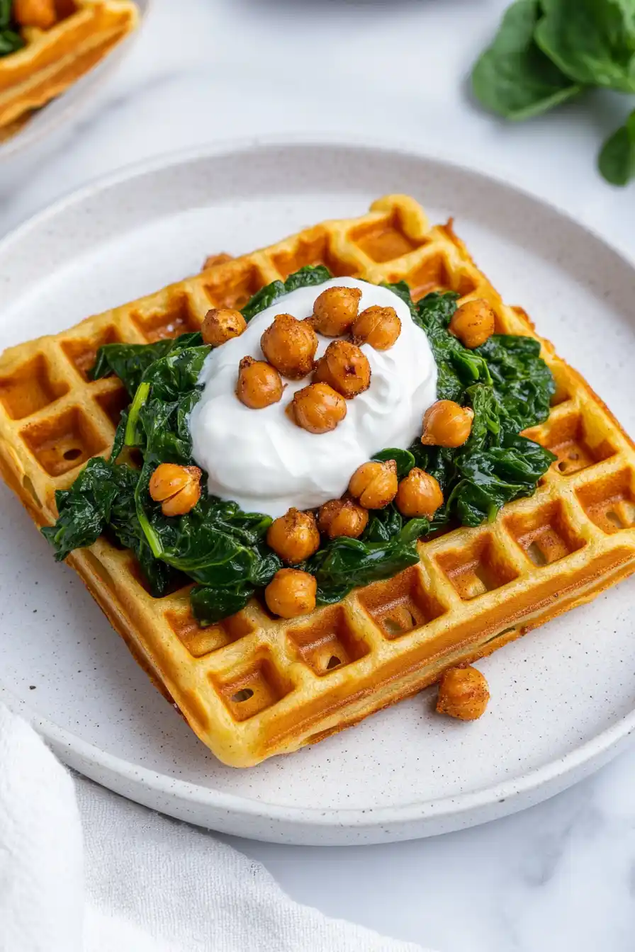Savory Chickpea Waffles