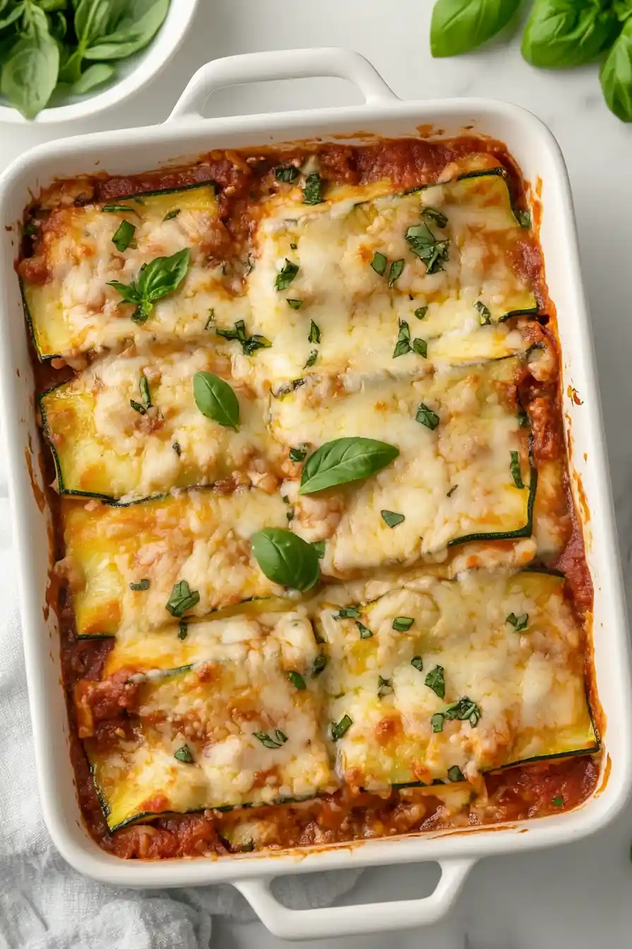Tasty Zucchini Noodle Vegetable Lasagna