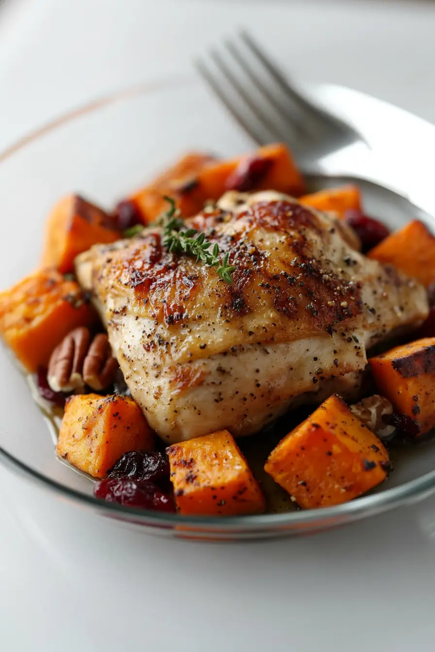 Hearty Roasted Chicken and Sweet Potatoes