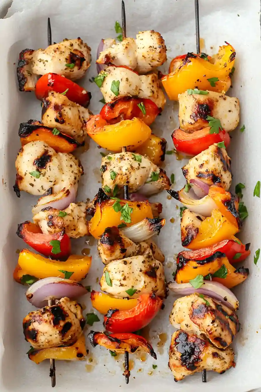 Juicy Roasted Chicken Kabobs