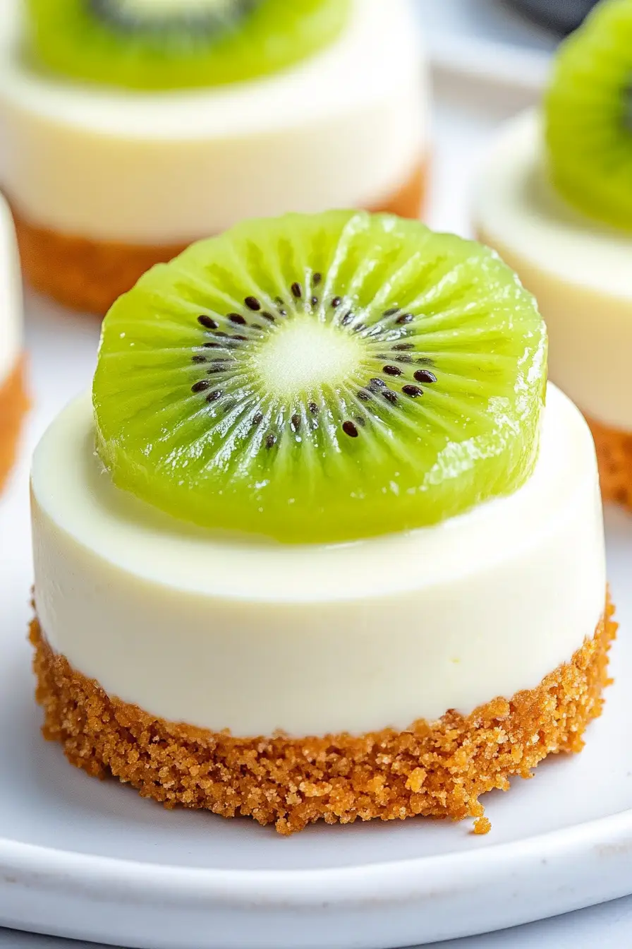 Tasty Mini Kiwi Cheesecakes Recipe