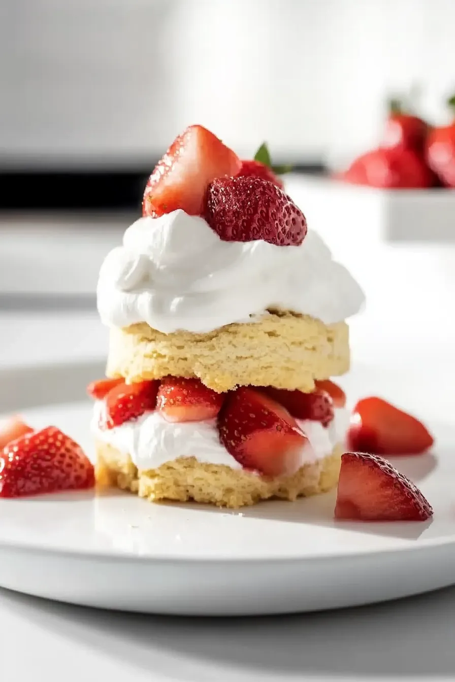 Quick Vegan Strawberry Shortcake
