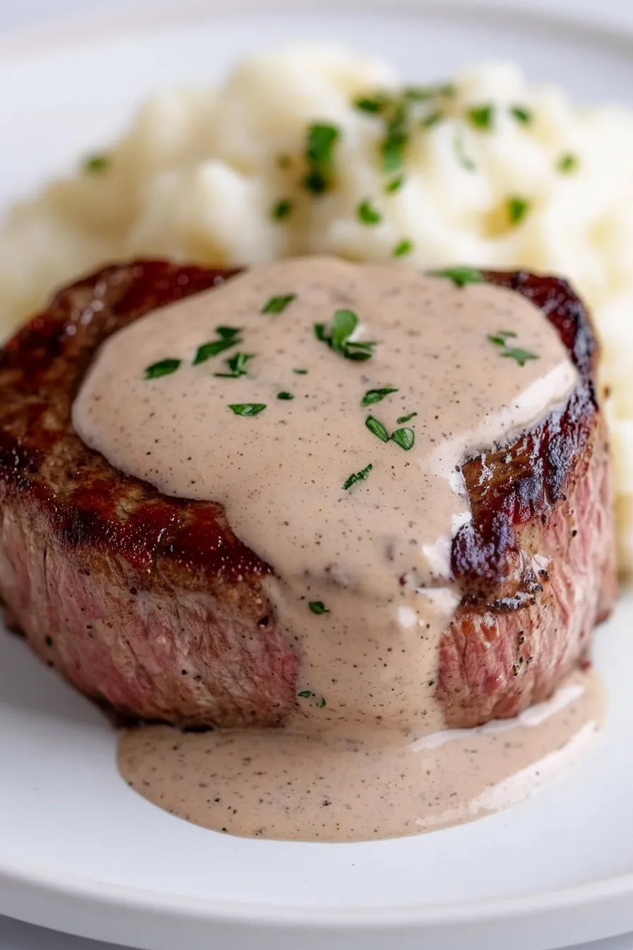 Grilled Filet Mignon with Horseradish Sauce