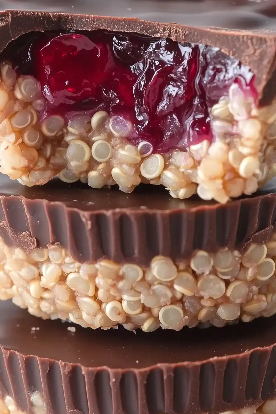 Healthy Puffed Quinoa Peanut Butter Cups