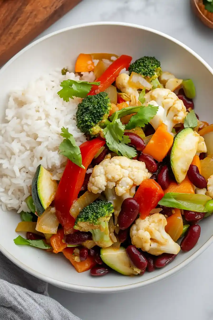 Quick Lemongrass Vegetable Stir Fry
