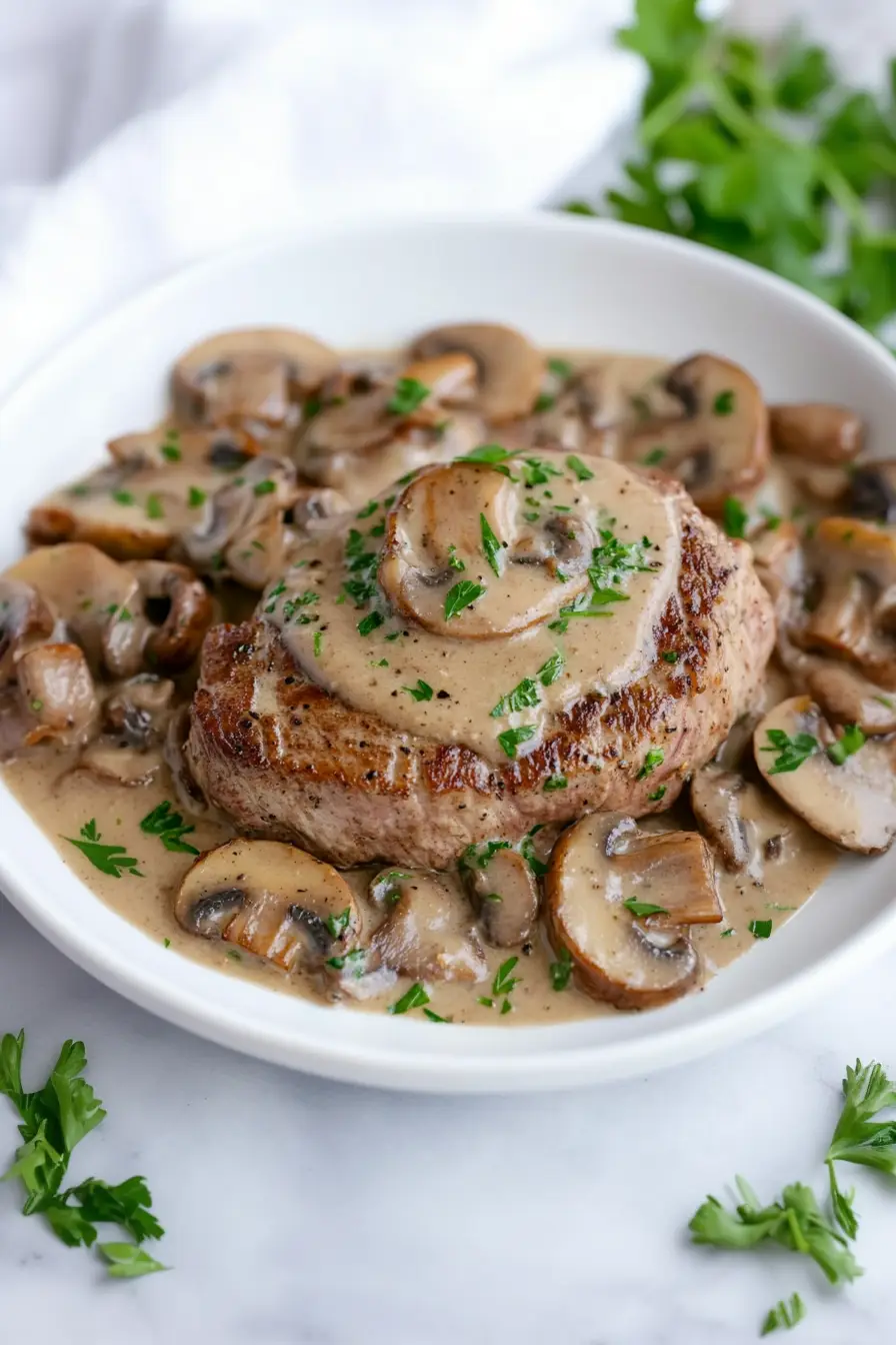 Boursin Stuffed Filet Mignon