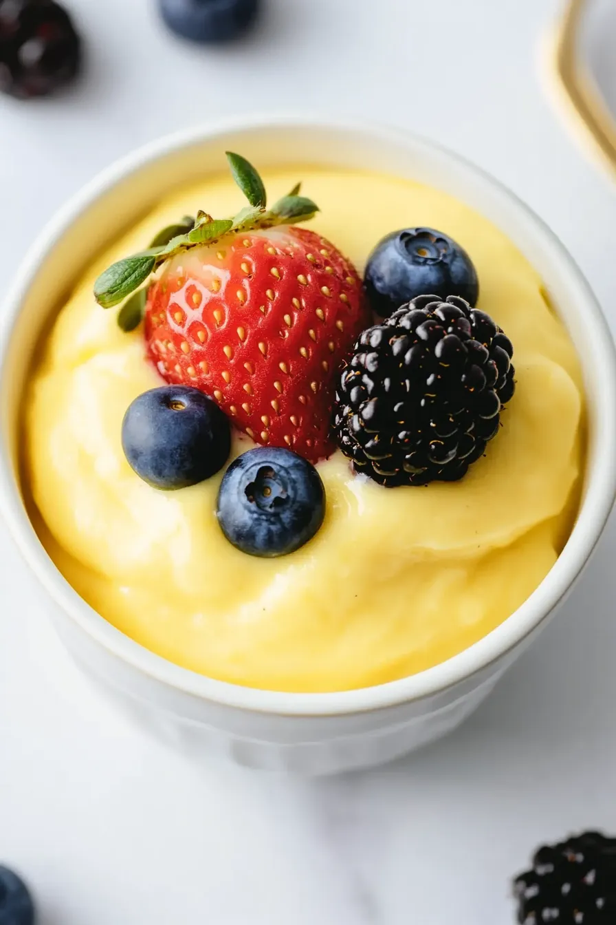 Tasty Egg Yolk Vanilla Custard