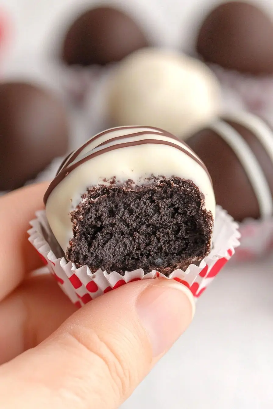 Healthy Keto Oreo Truffles