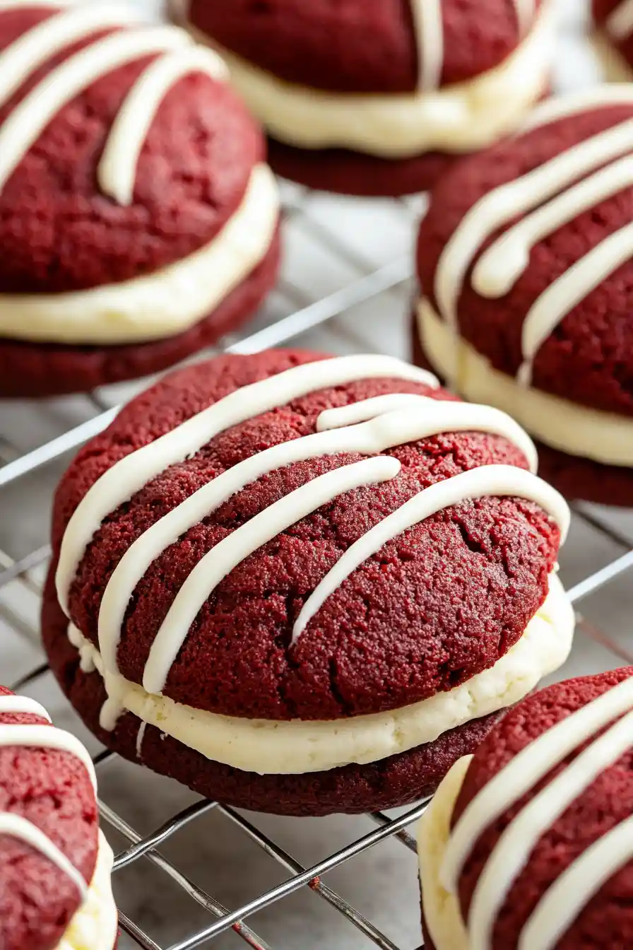 Moist Homemade Red Velvet Whoopie Pies