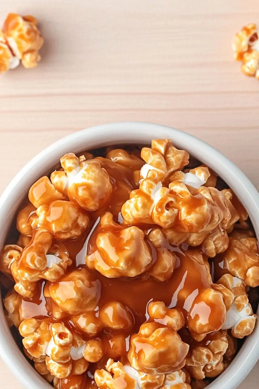 Homemade Werther's Caramel Popcorn Copycat