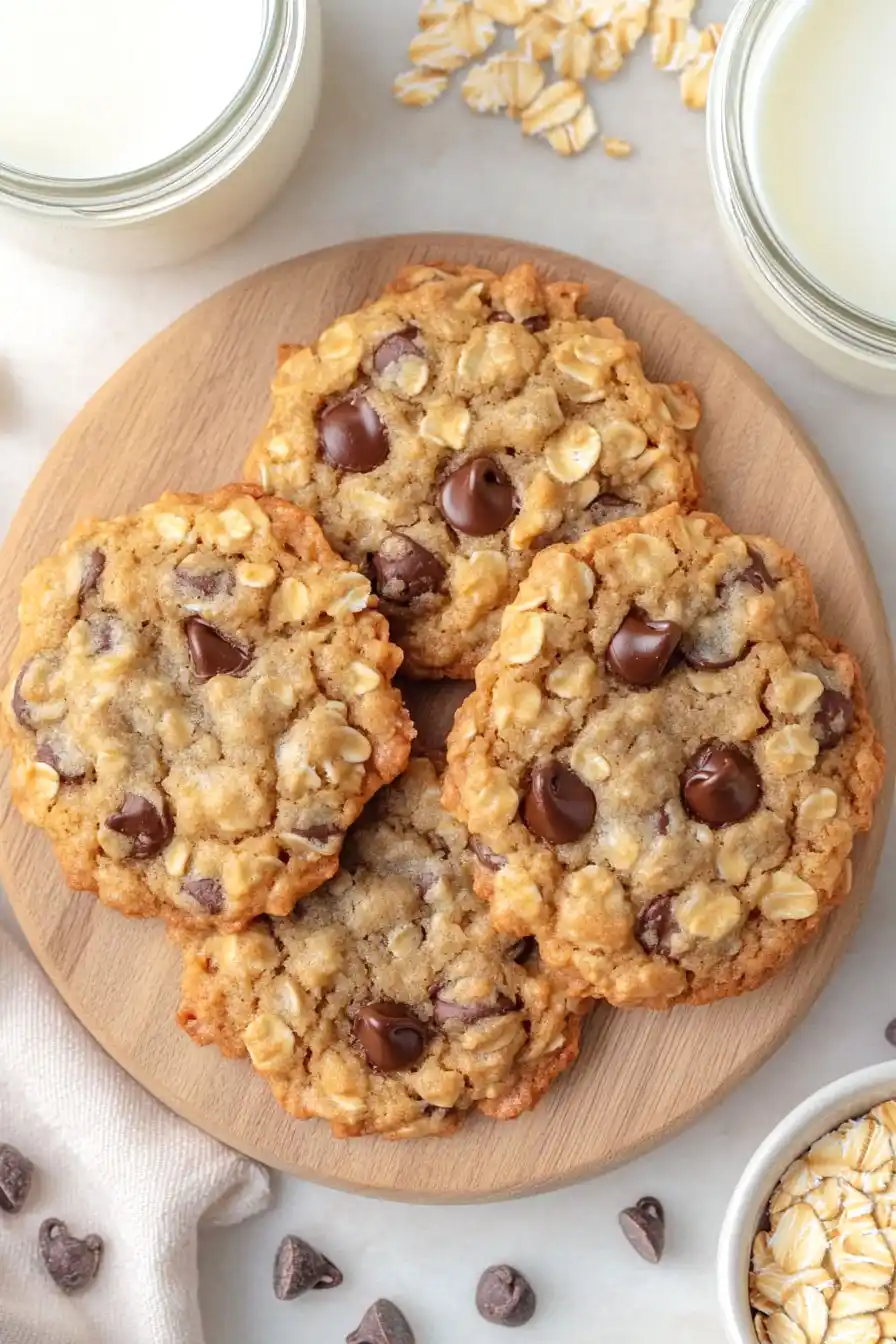 Healthy Oatmeal Chocolate Chip Cookies