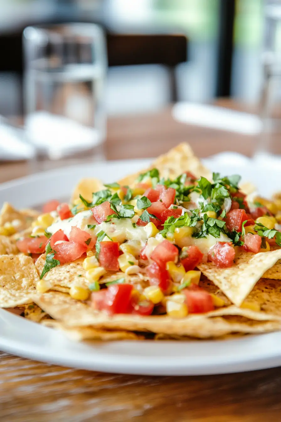 Crunchy Nachos with Salsa
