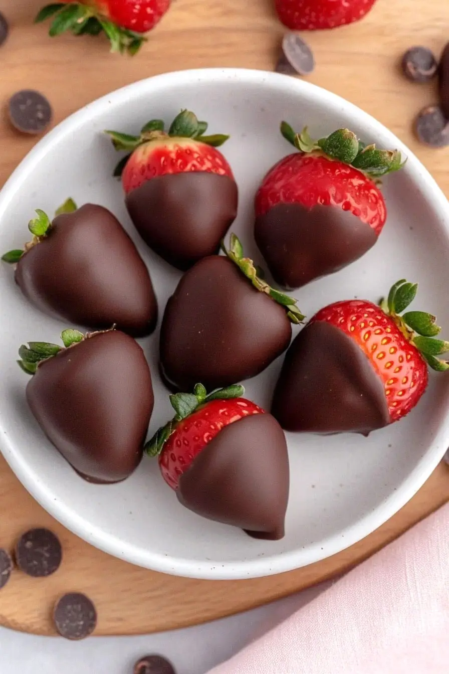 Delicious Vegan Chocolate Covered Strawberries