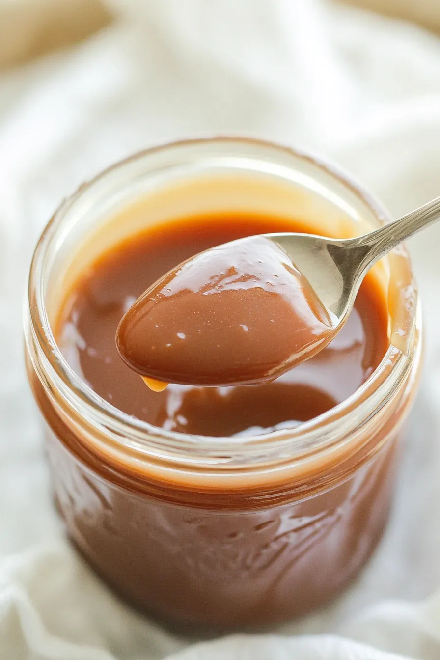 Decadent Caramel Sauce with Corn Syrup
