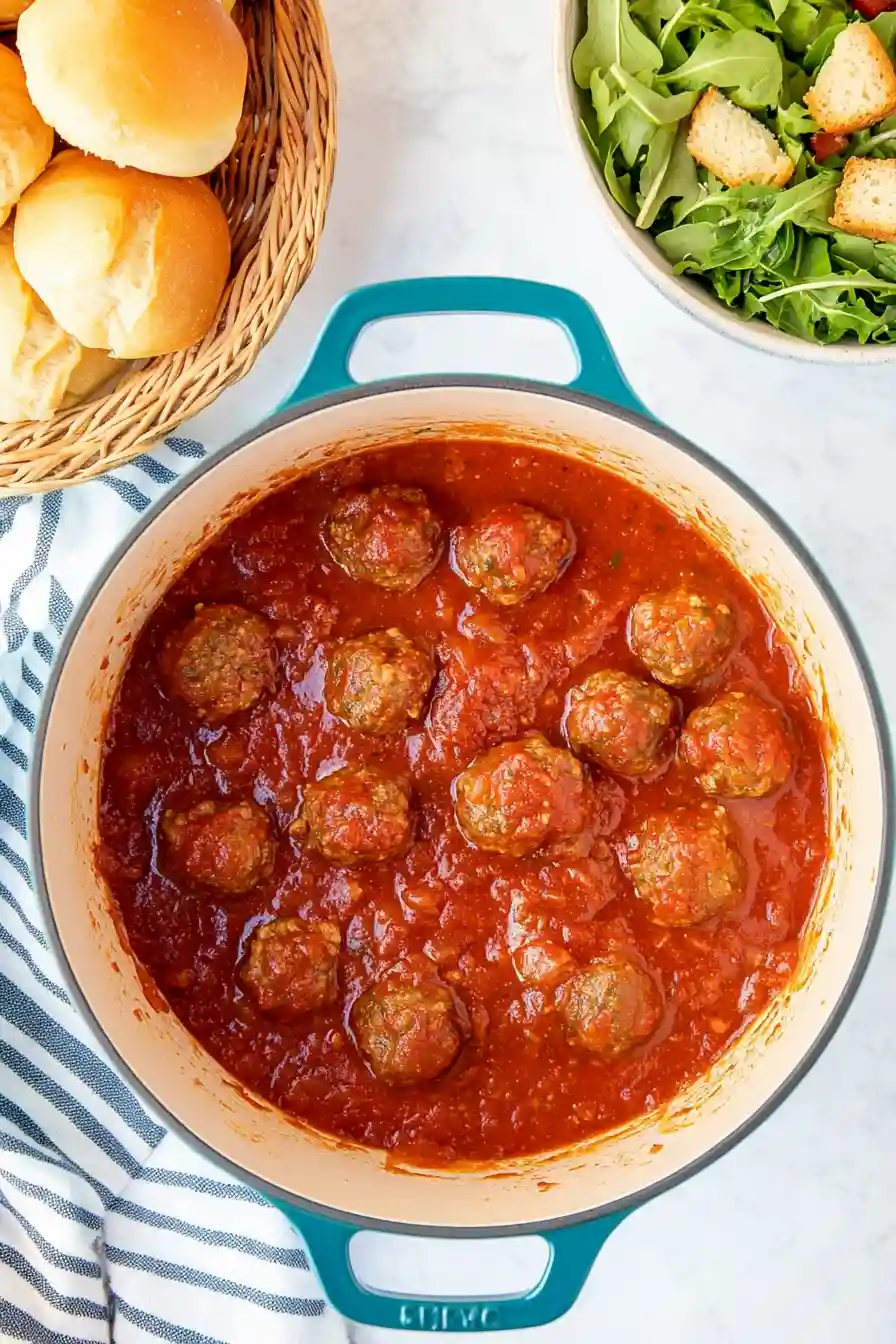 Savory Dutch Oven Turkey Meatballs