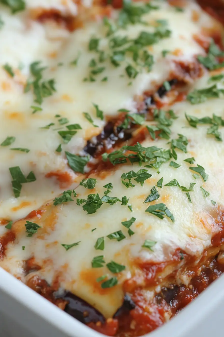 Easy Vegetable Lasagna with Eggplant